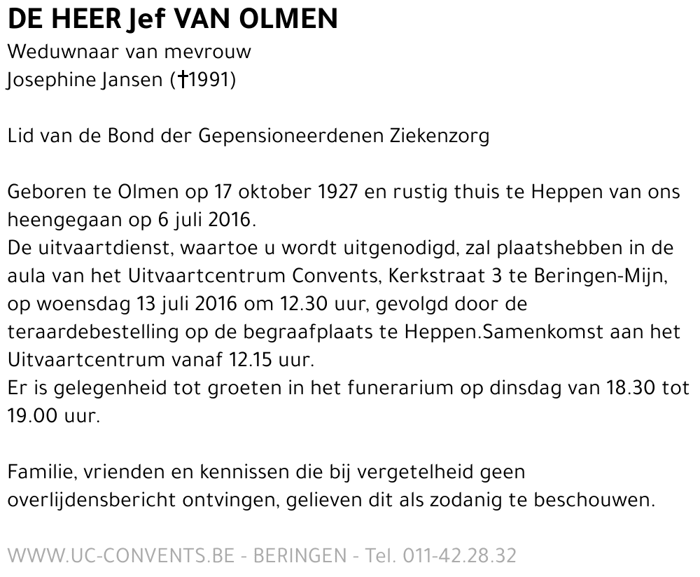 Jef Van Olmen