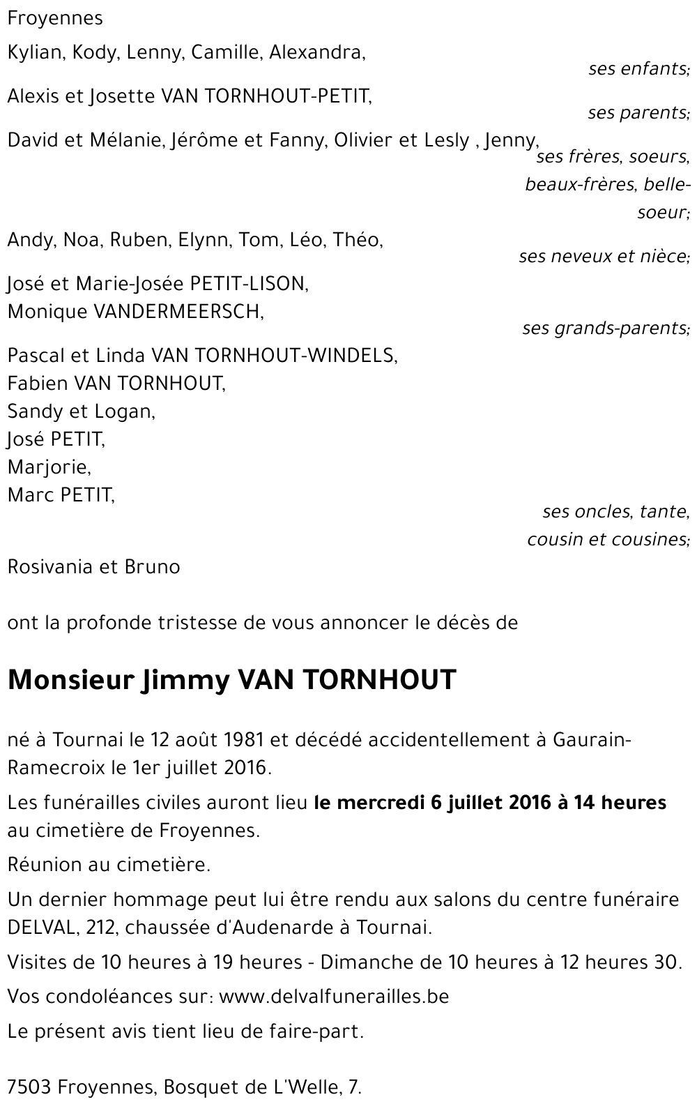 Jimmy VAN TORNHOUT