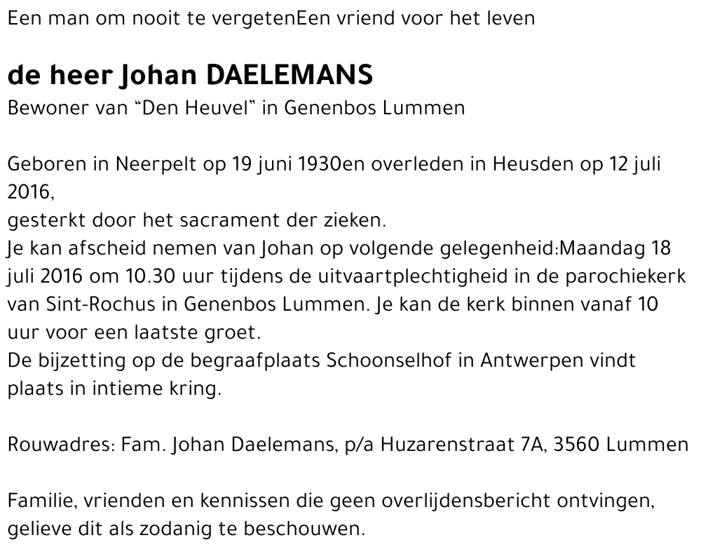 Johan Daelemans