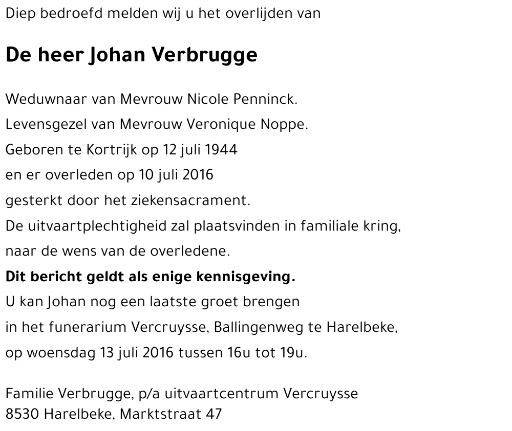Johan Verbrugge
