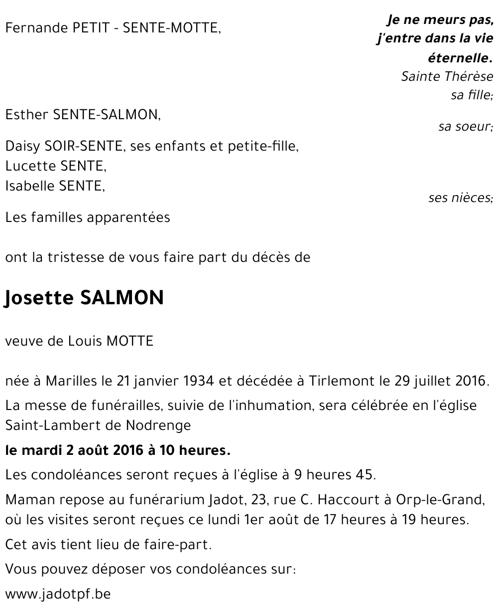 Josette SALMON