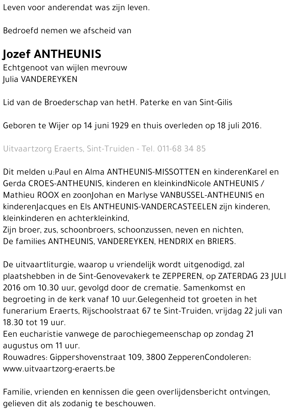 Jozef Antheunis