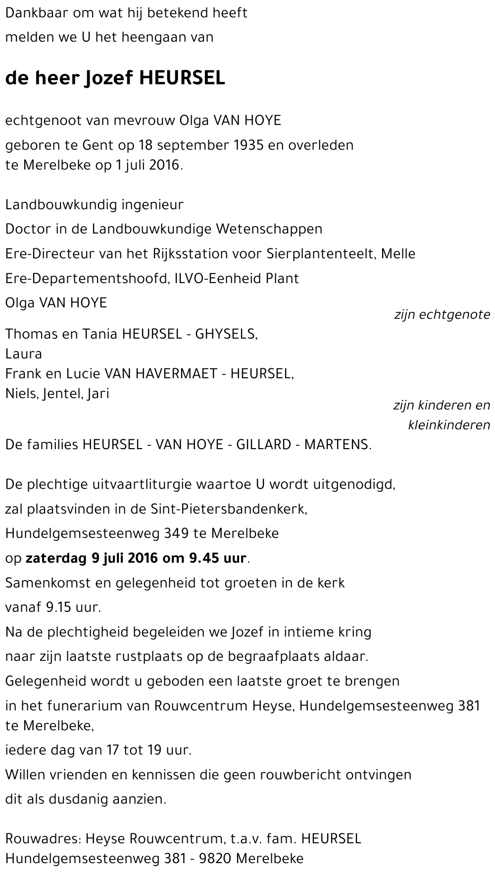 Jozef HEURSEL