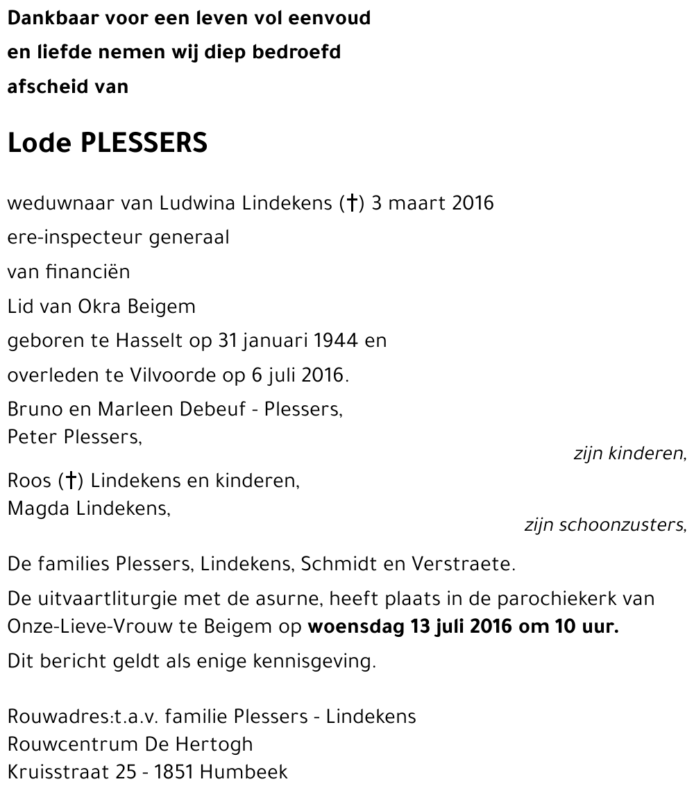 Lode Plessers