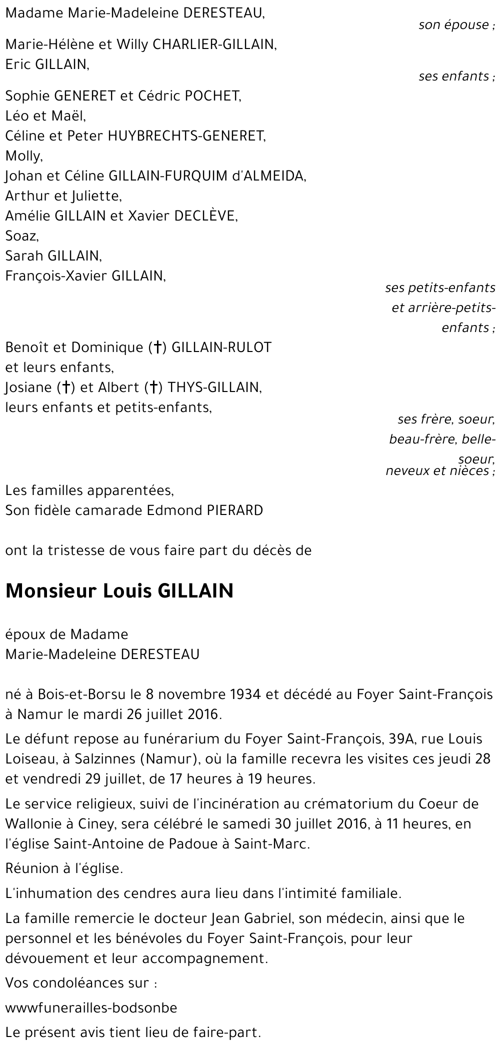 Louis GILLAIN