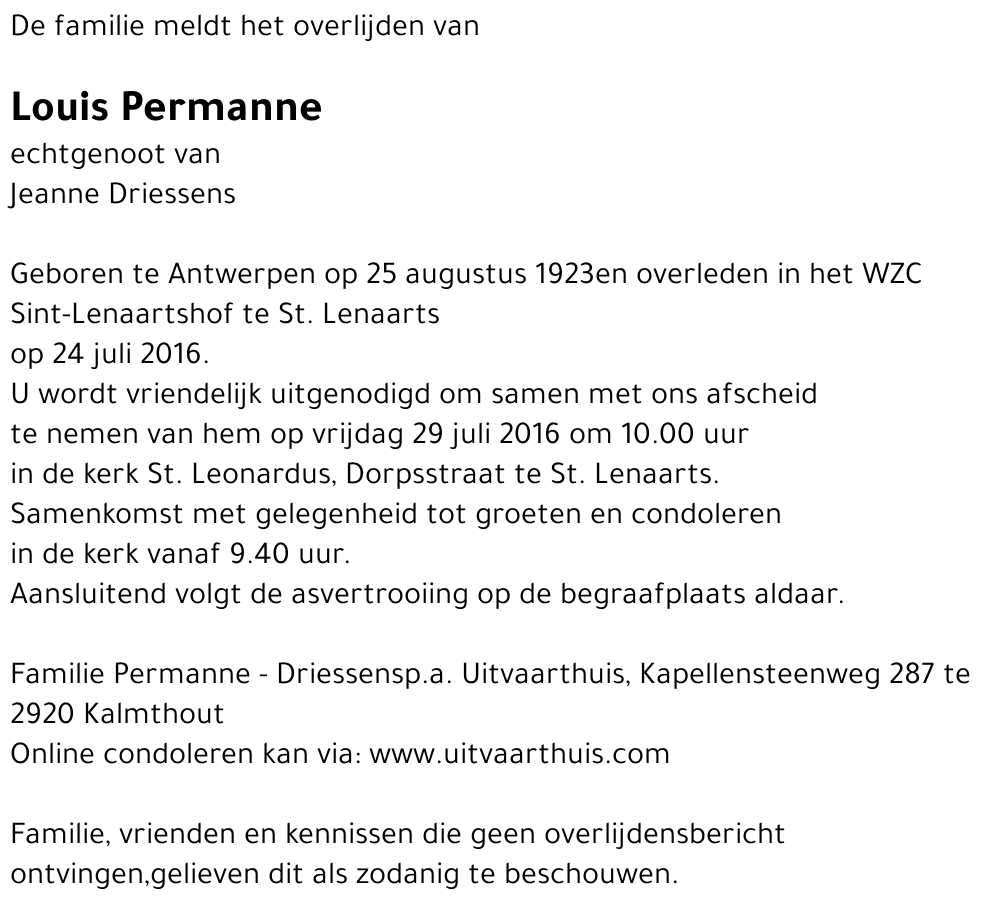 Louis Permanne
