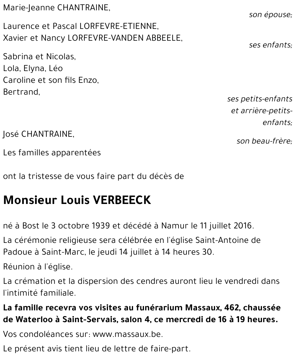 Louis VERBEECK