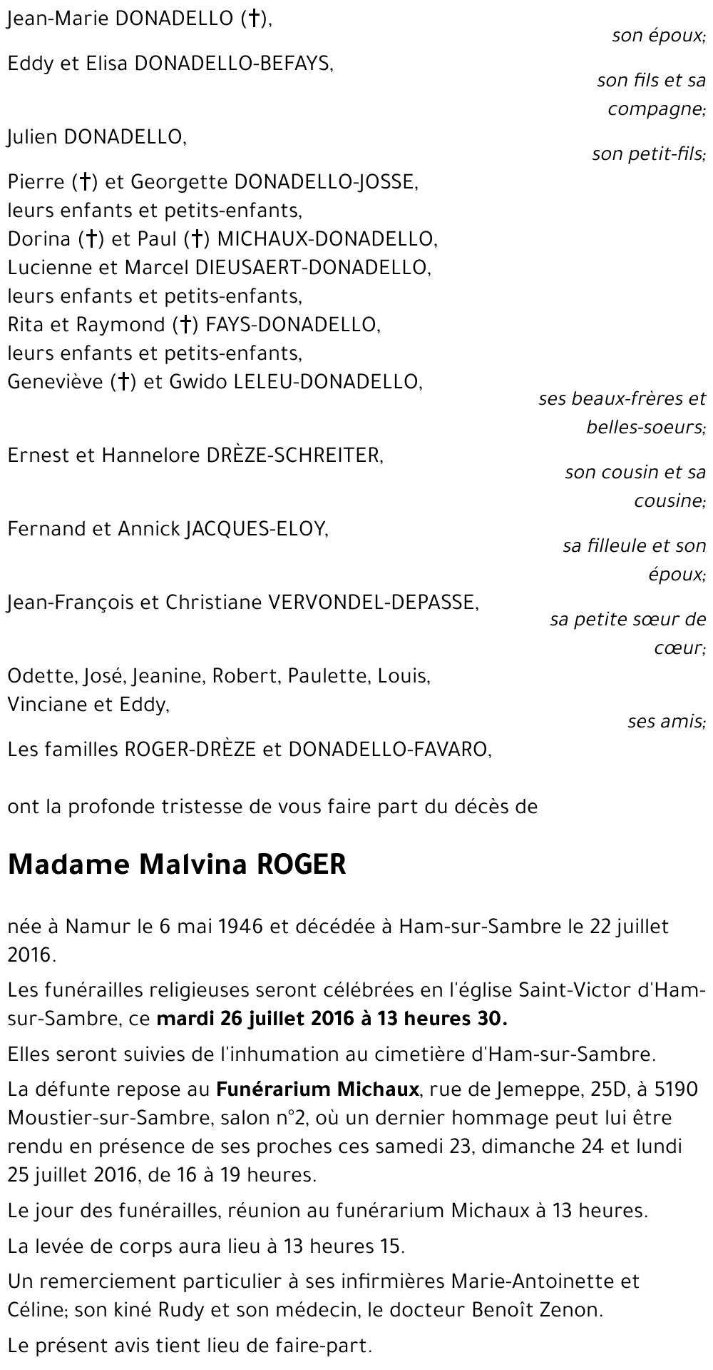 Malvina ROGER