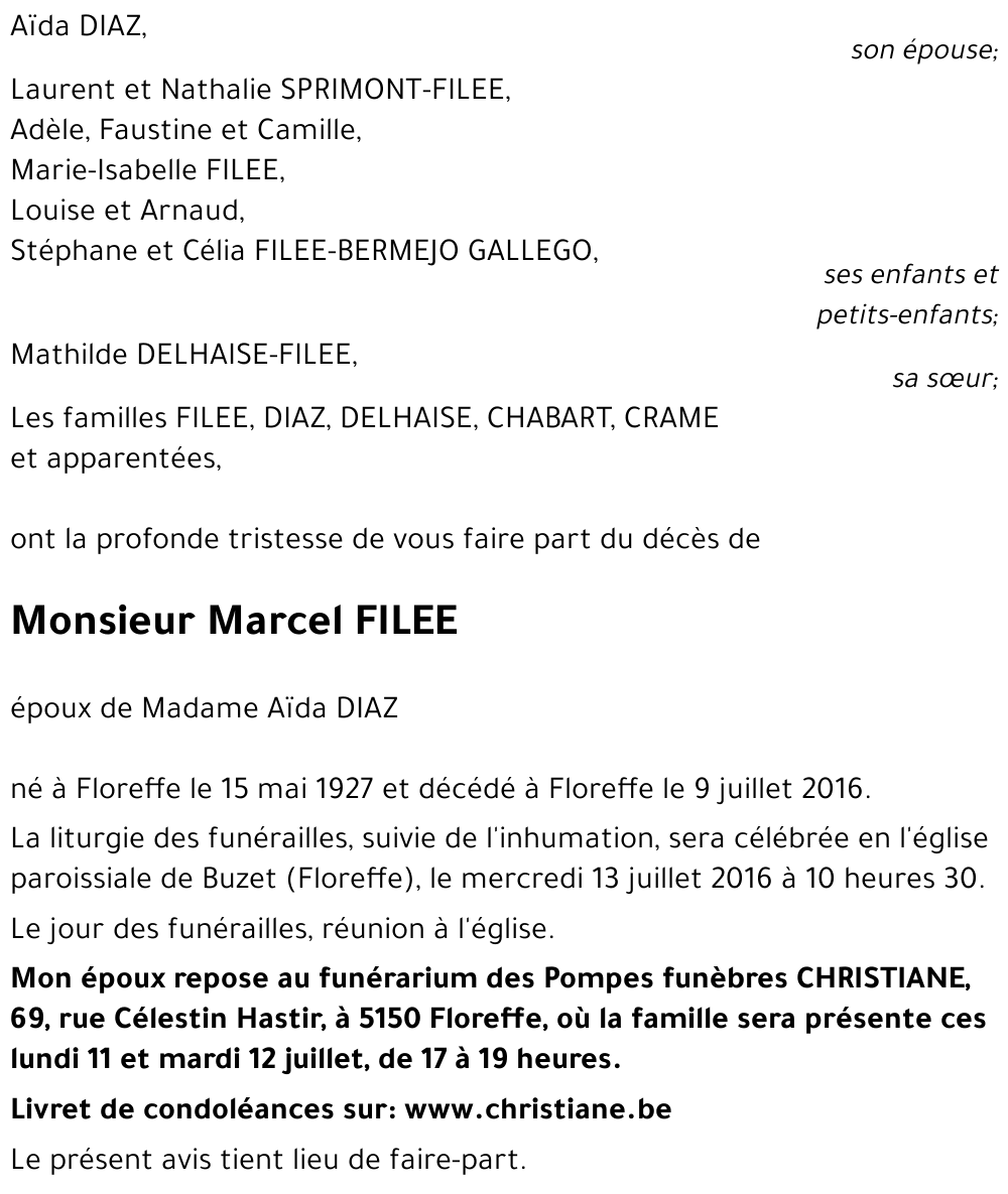 Marcel FILEE