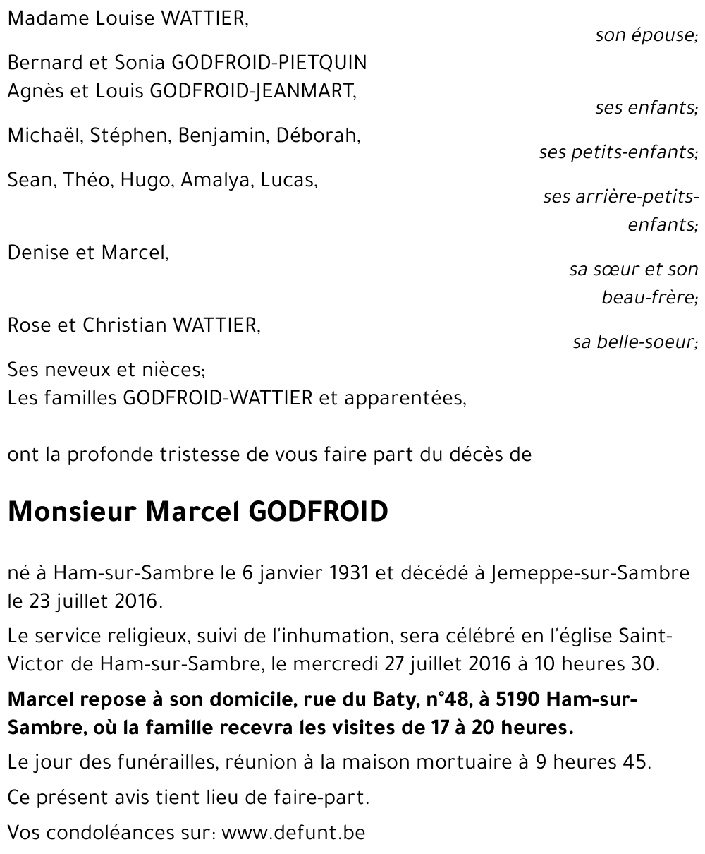 Marcel GODFROID