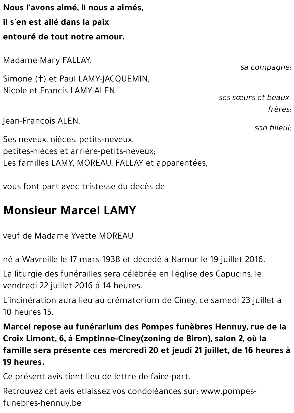 Marcel LAMY