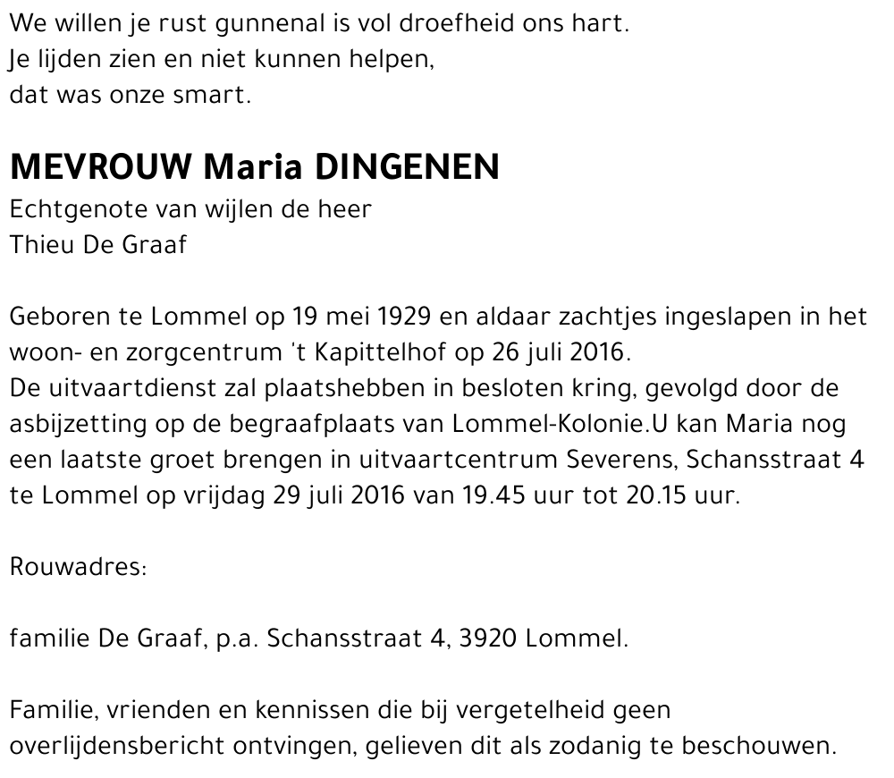 Maria Dingenen