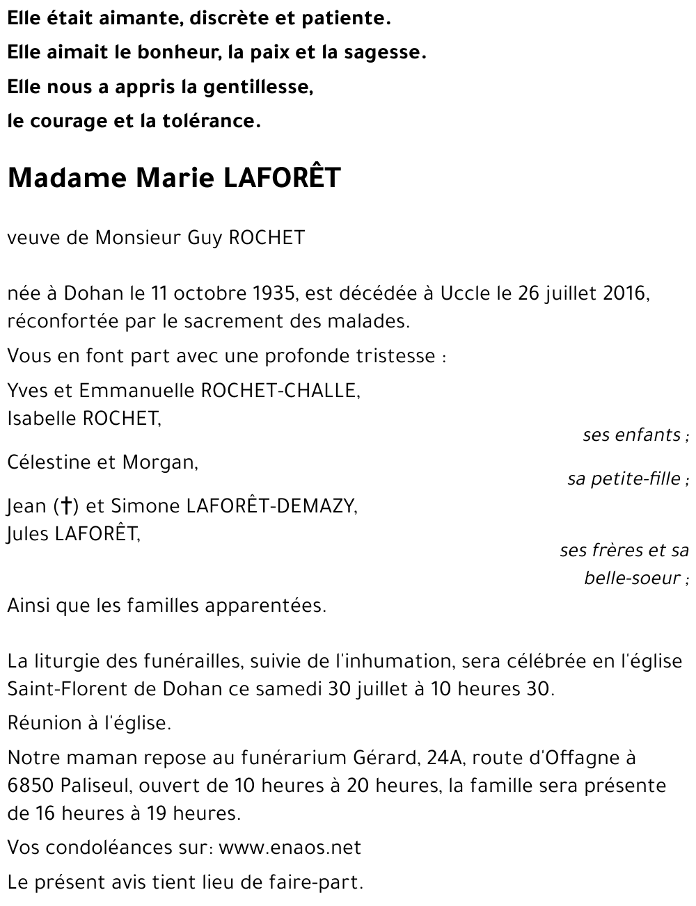 Marie LAFORÊT