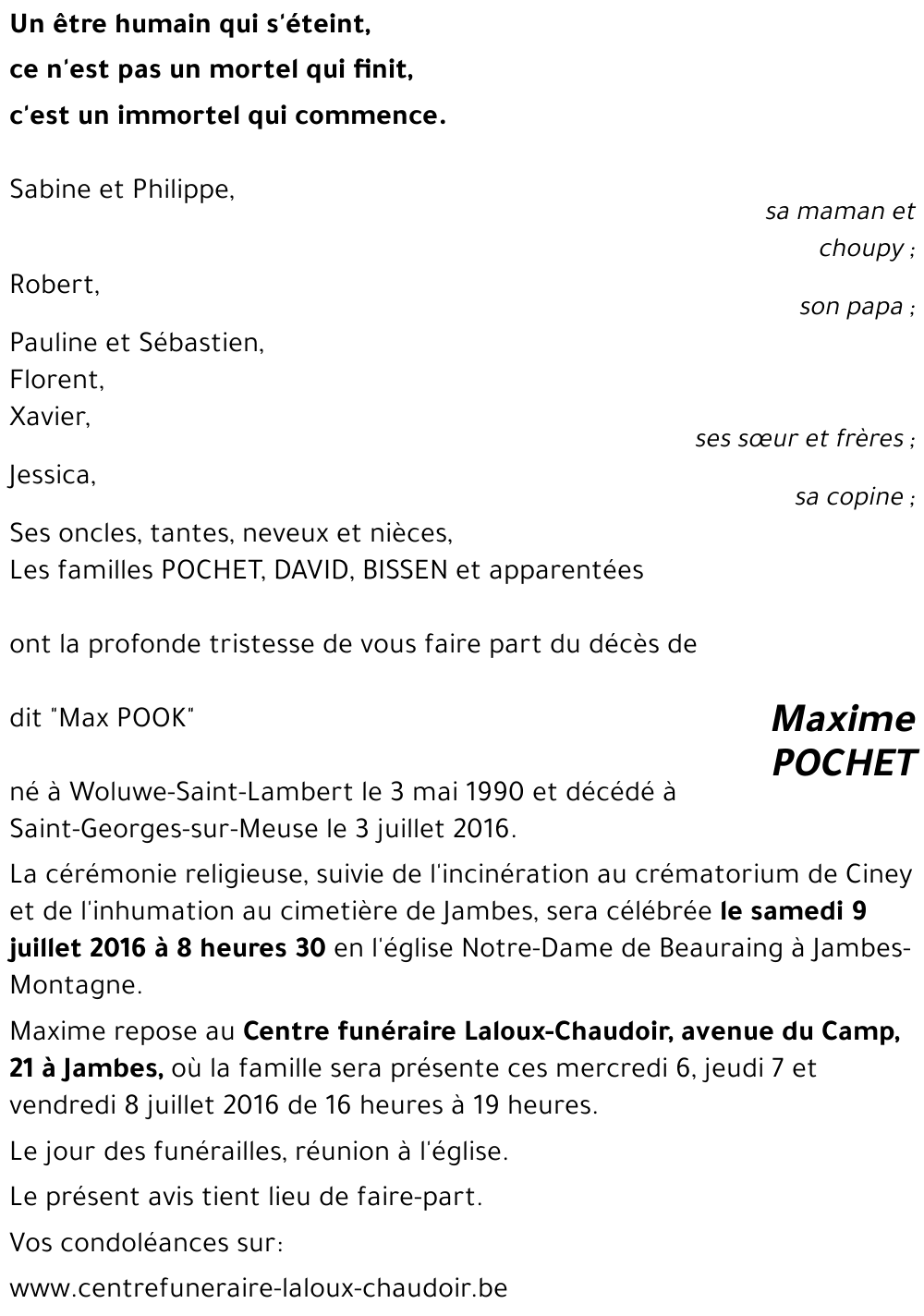 Maxime POCHET