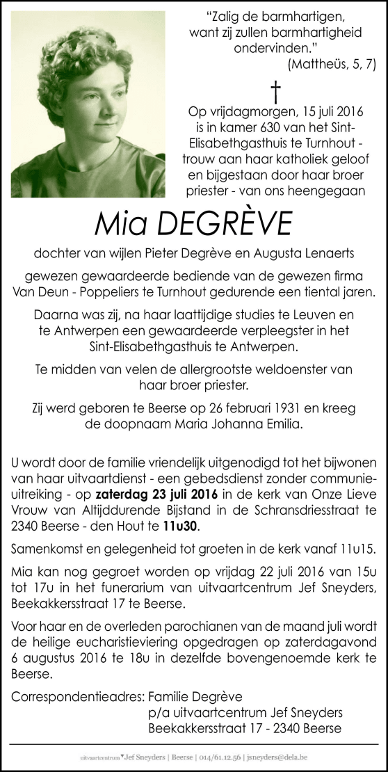 Mia Degrève