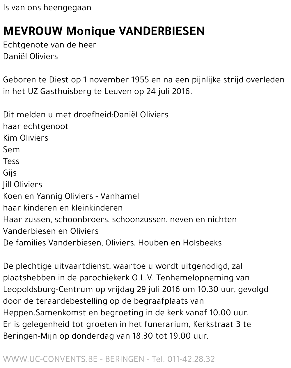 Monique Vanderbiesen