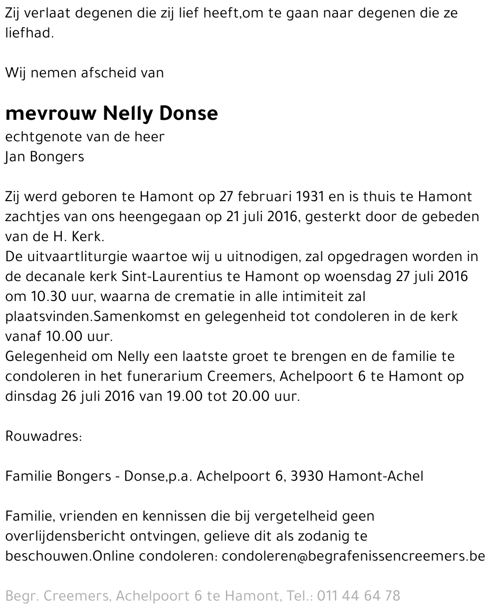 Nelly Donse