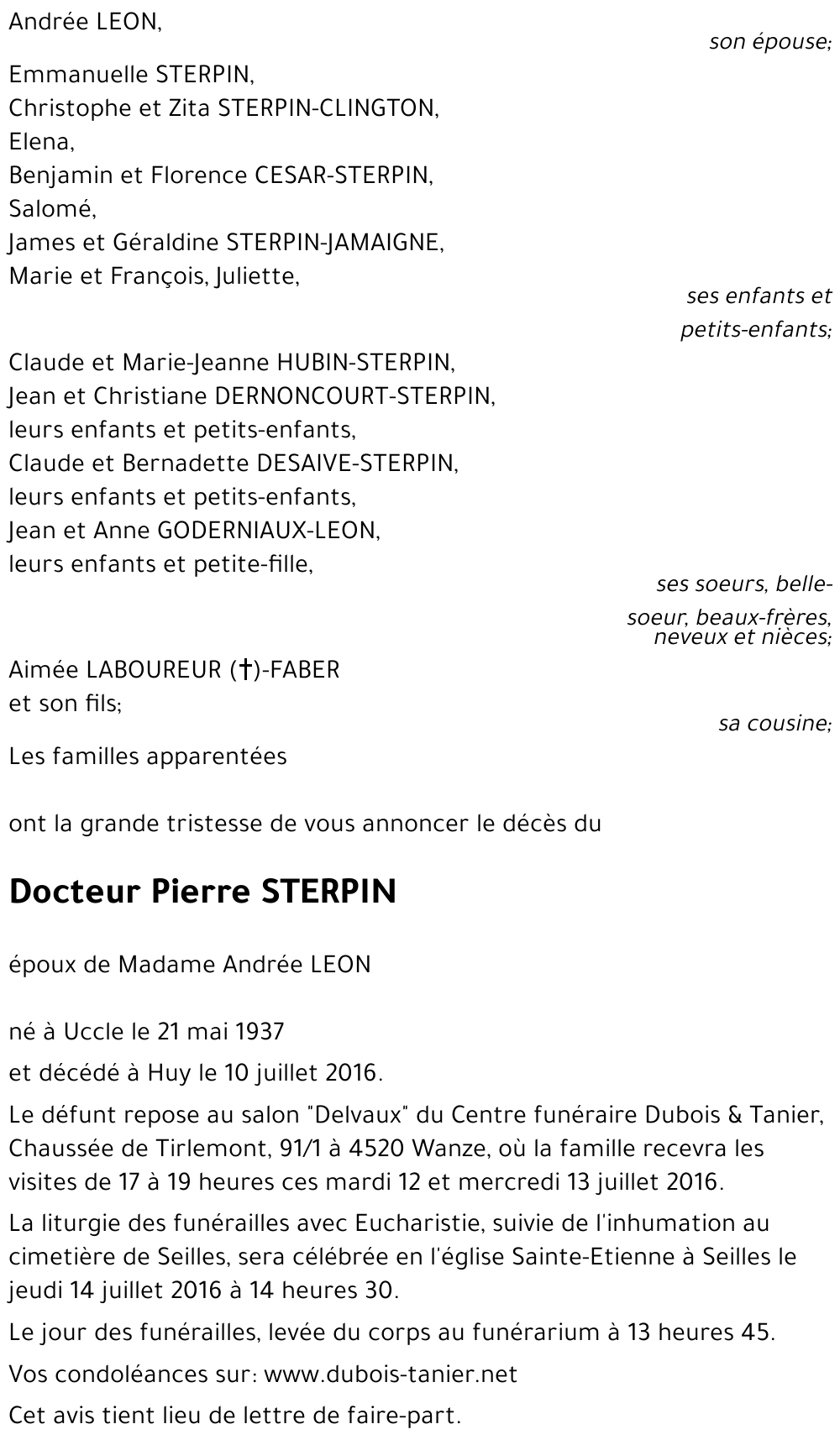 Pierre STERPIN