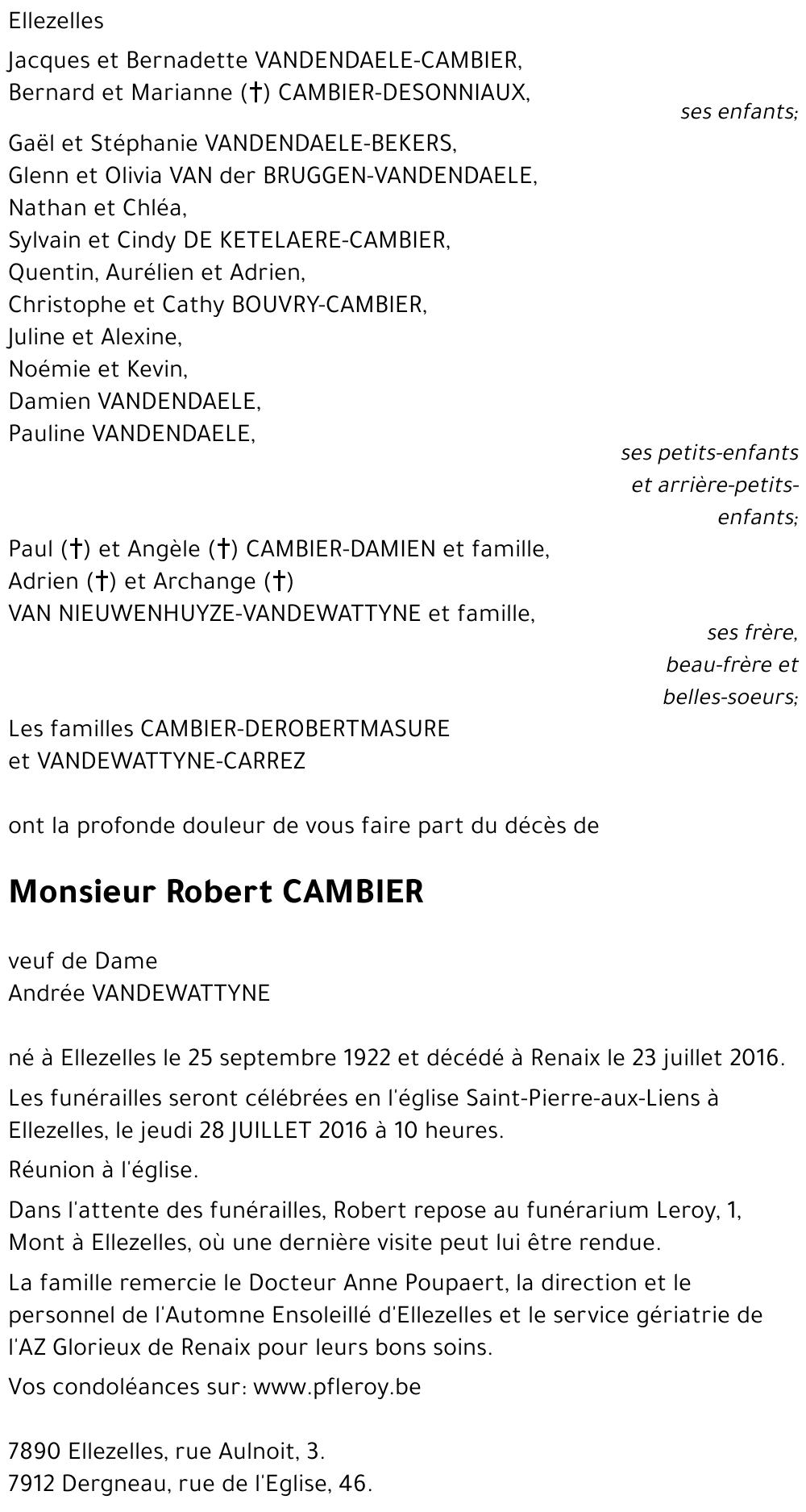 Robert CAMBIER
