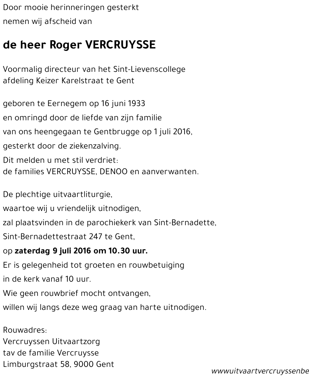 Roger Vercruysse