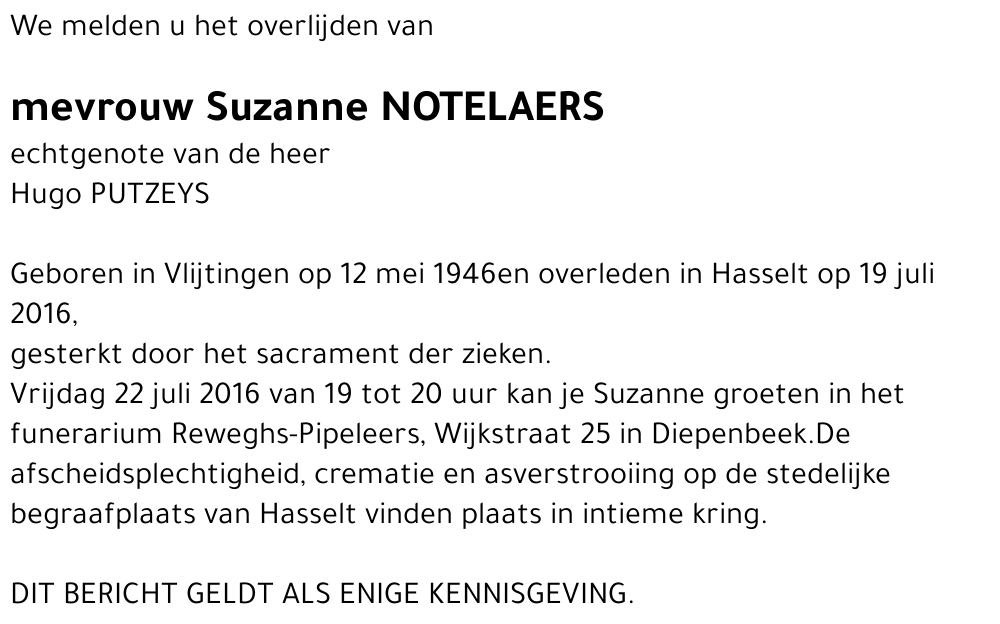 Suzanne Notelaers