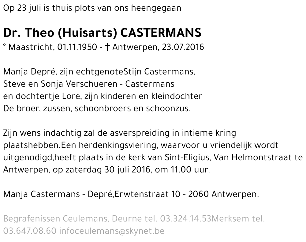 Theo Castermans