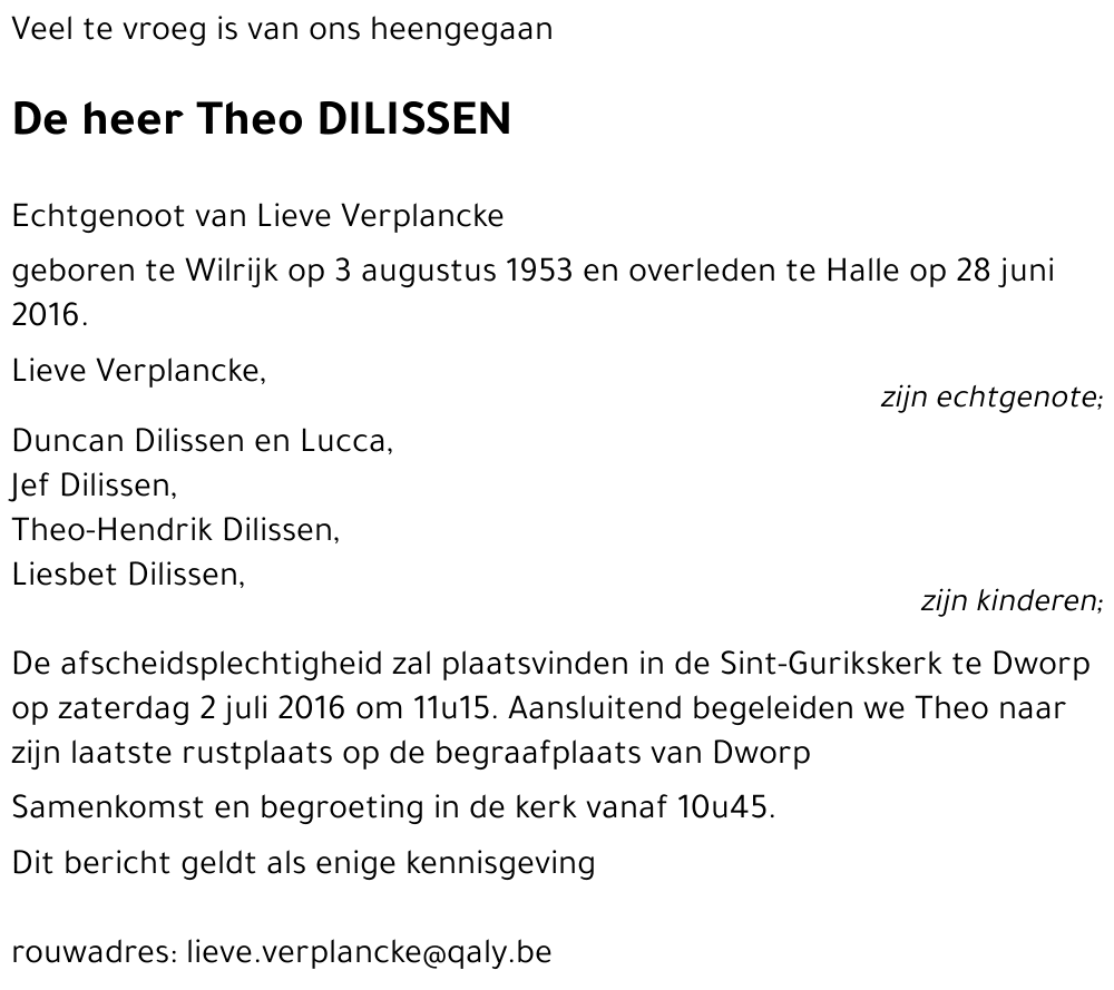 Theo DILISSEN