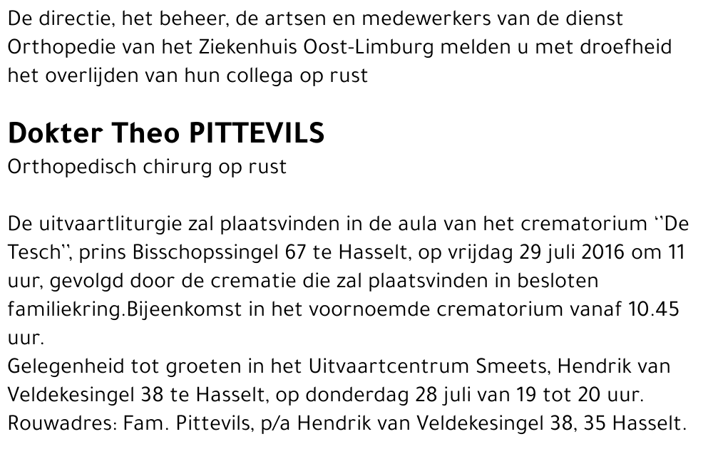 Theo Pittevils