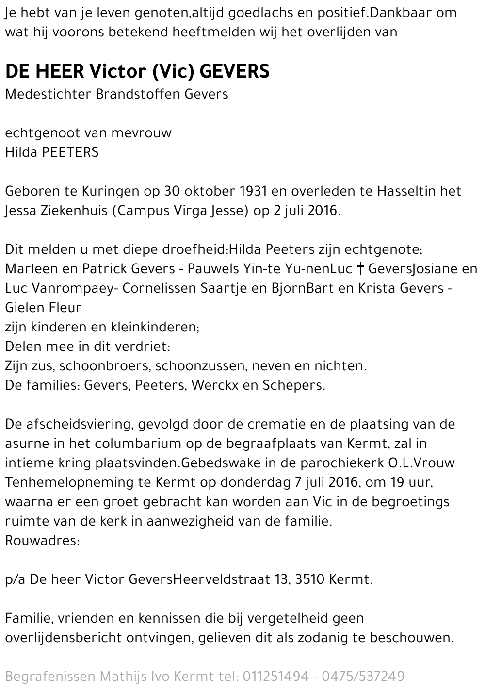 Victor Gevers