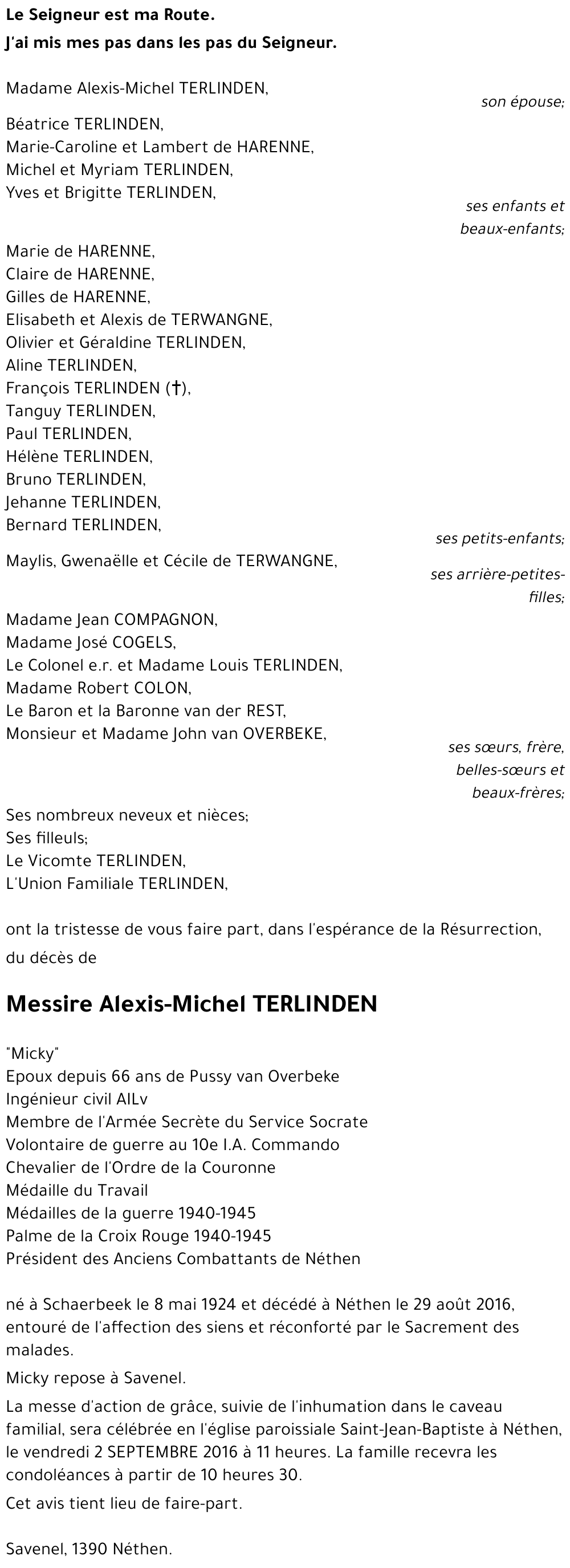 Alexis-Michel TERLINDEN