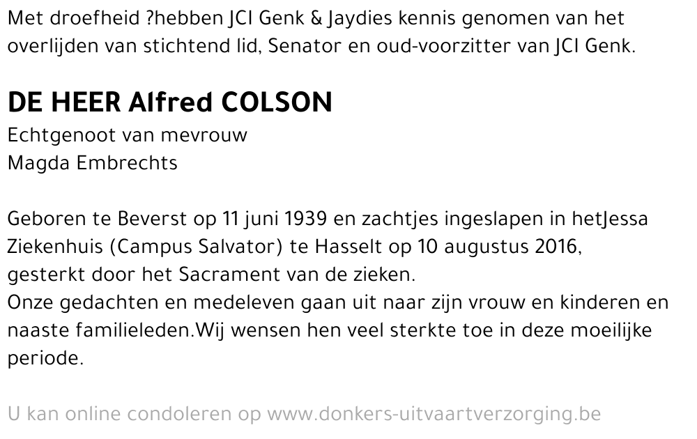 Alfred Colson