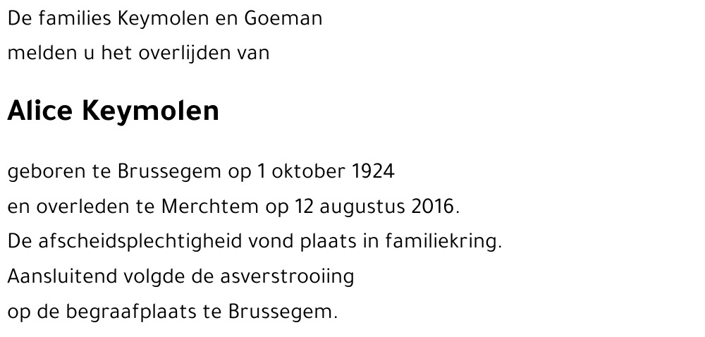 Alice Keymolen