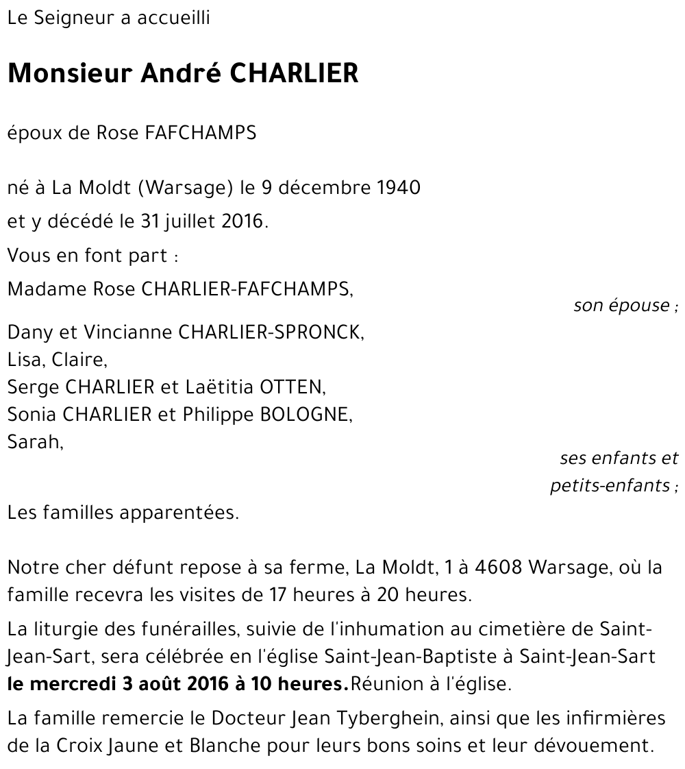 André CHARLIER