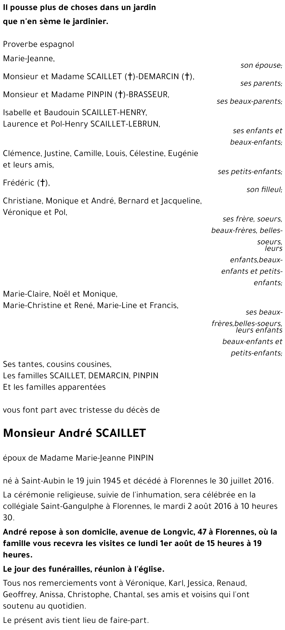 André SCAILLET