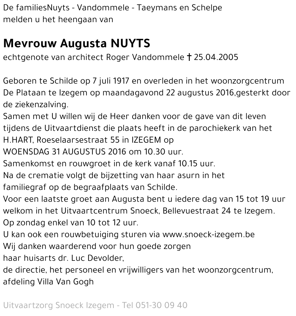 Augusta Nuyts