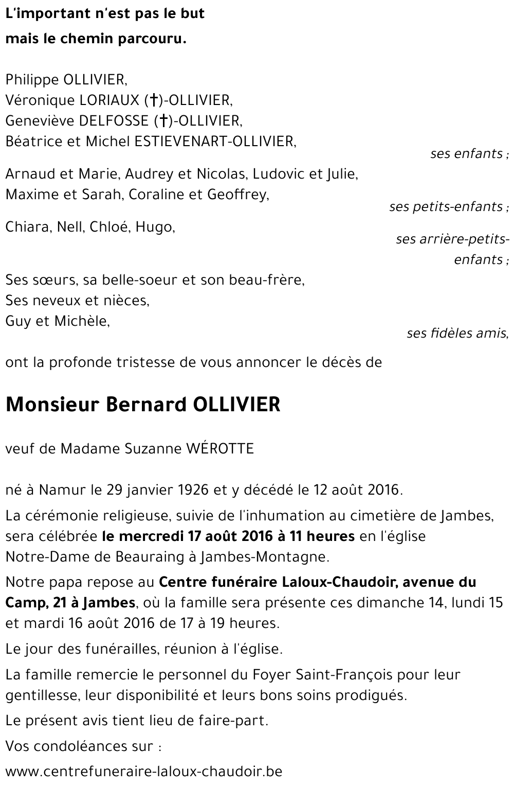 Bernard OLLIVIER