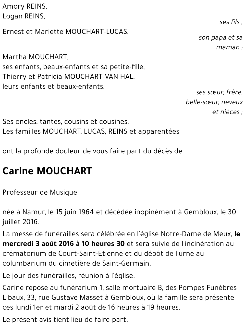 Carine MOUCHART