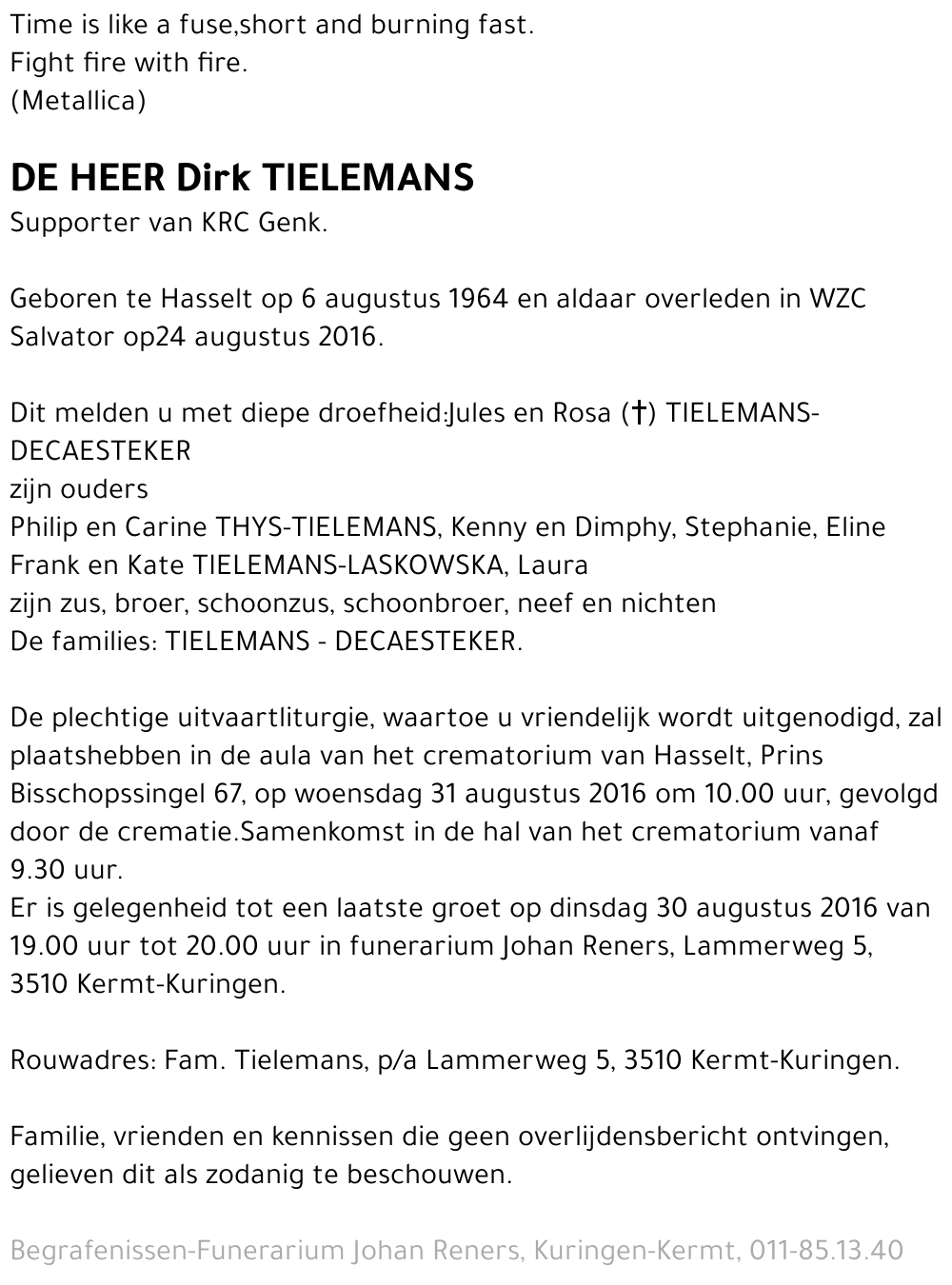 Dirk TIELEMANS