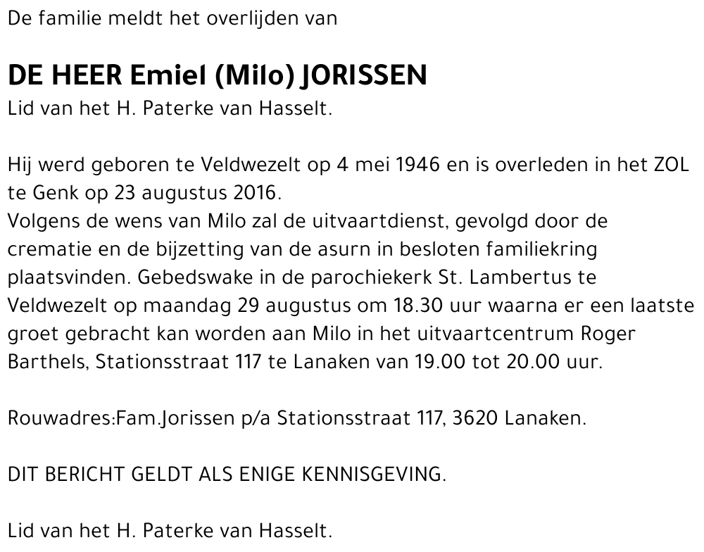 Emiel Jorissen