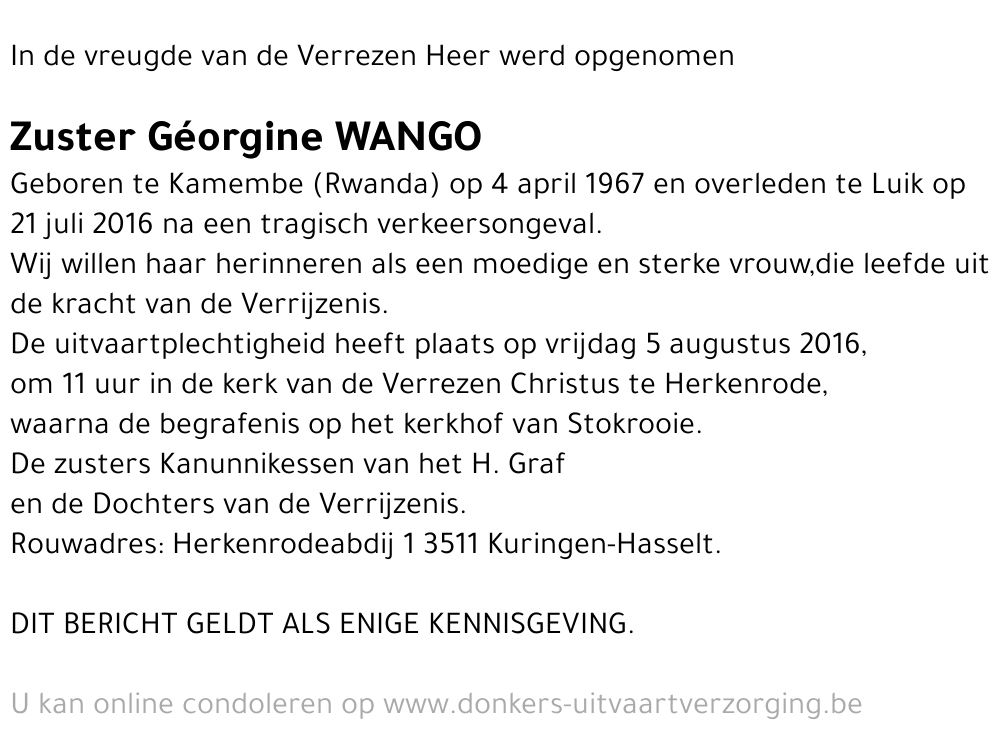 Géorgine Wango