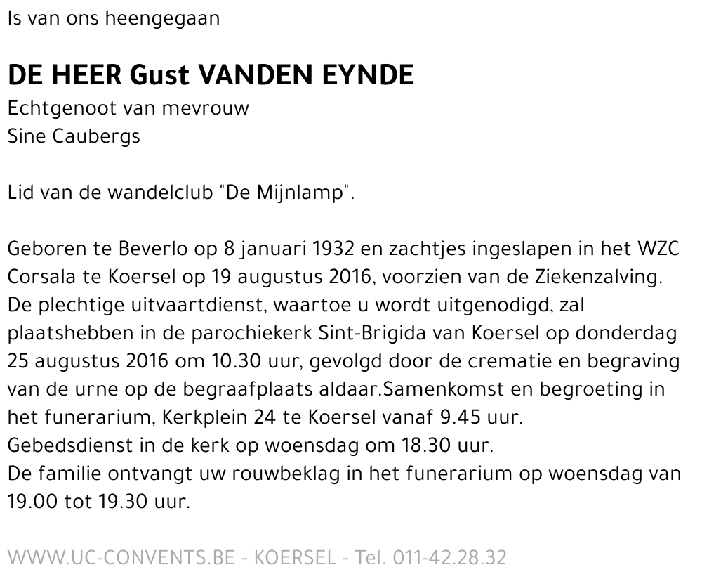 Gust Vanden Eynde