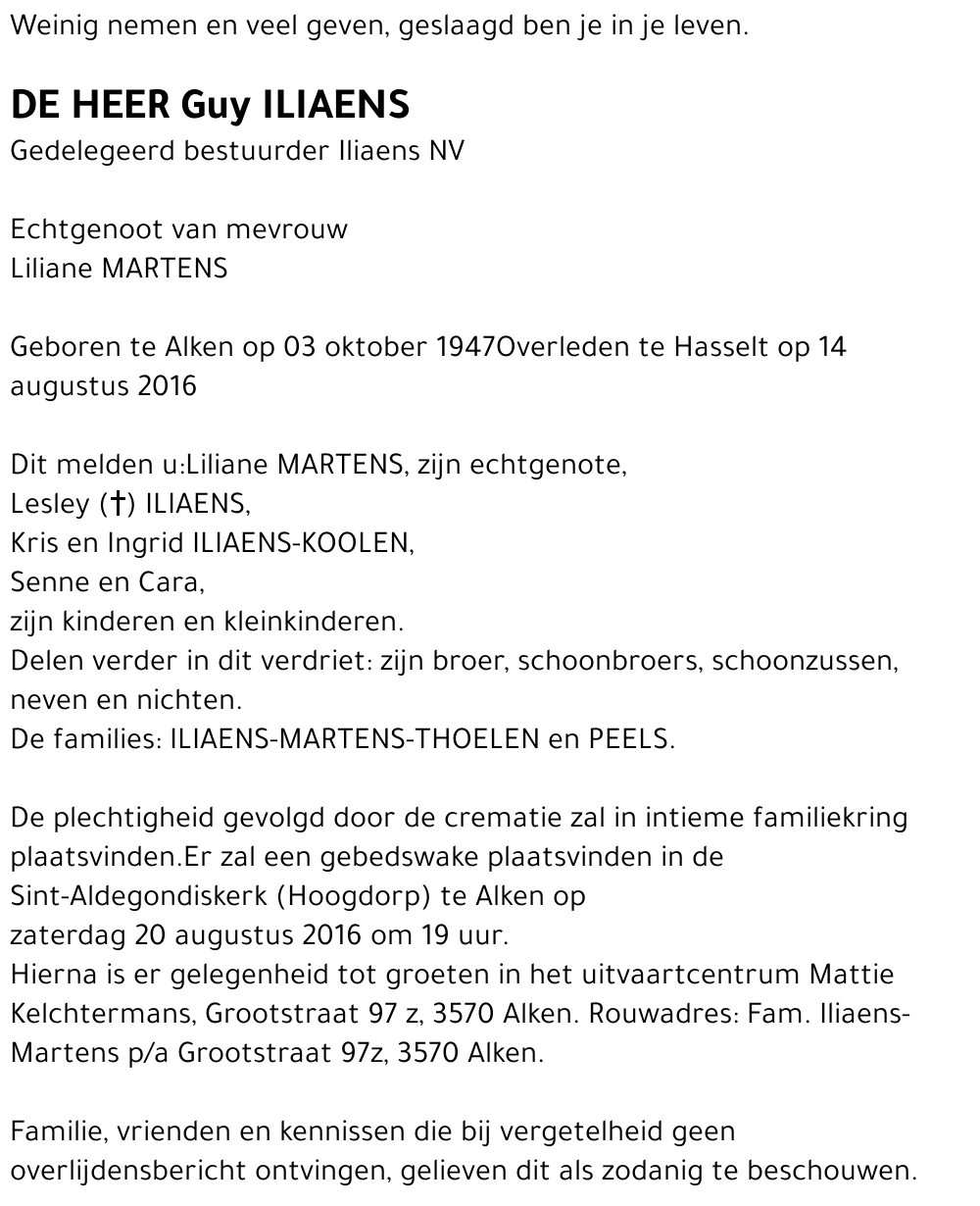 Guy ILIAENS