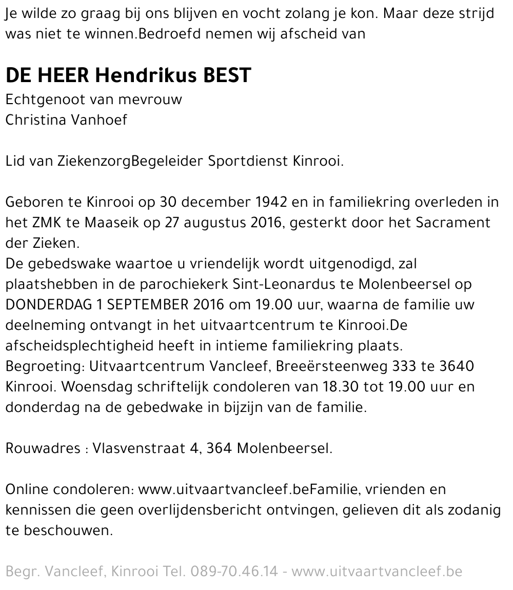 Hendrikus Best