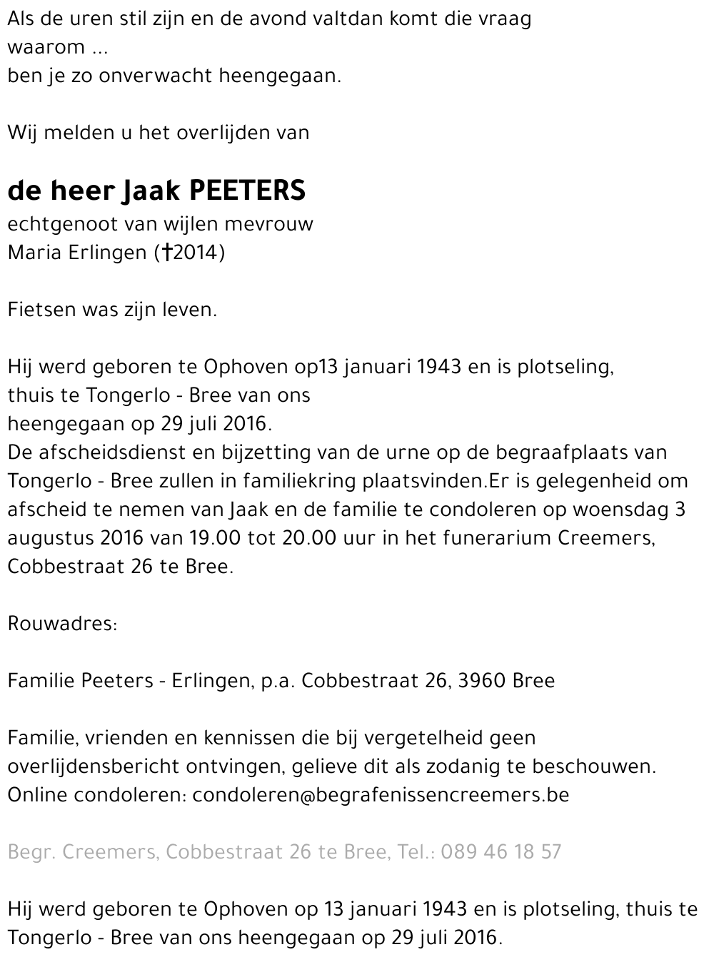 Jaak Peeters