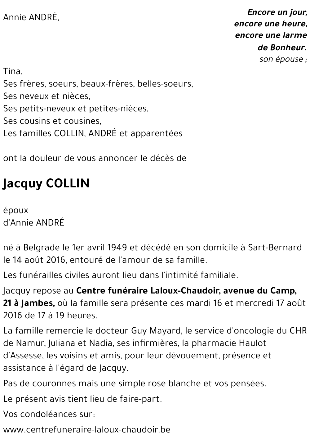 Jacquy COLLIN