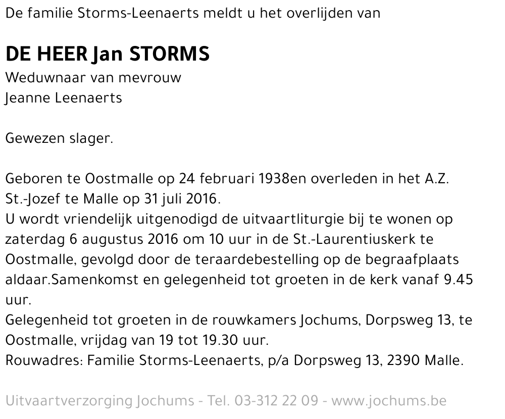 Jan Storms