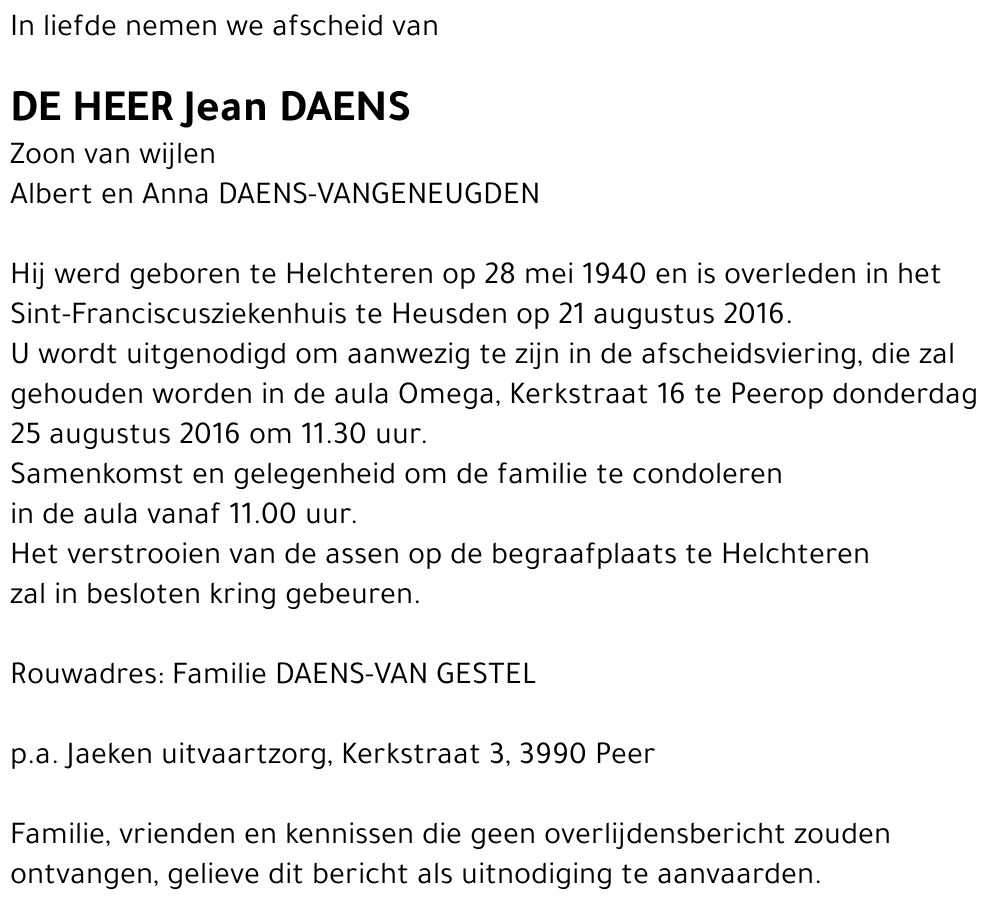 Jean Daens