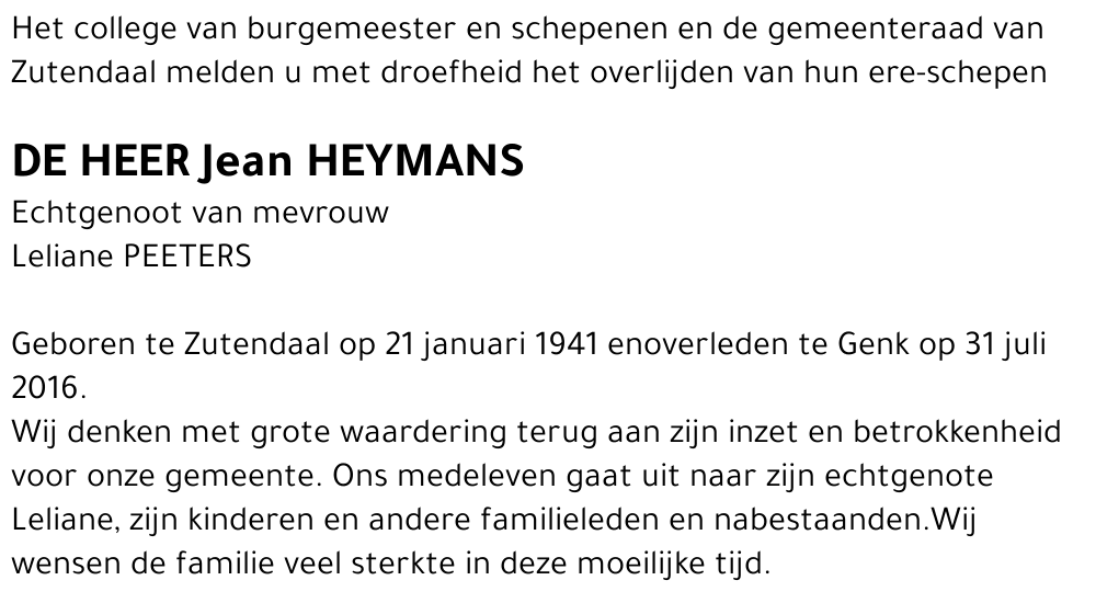 Jean Heymans