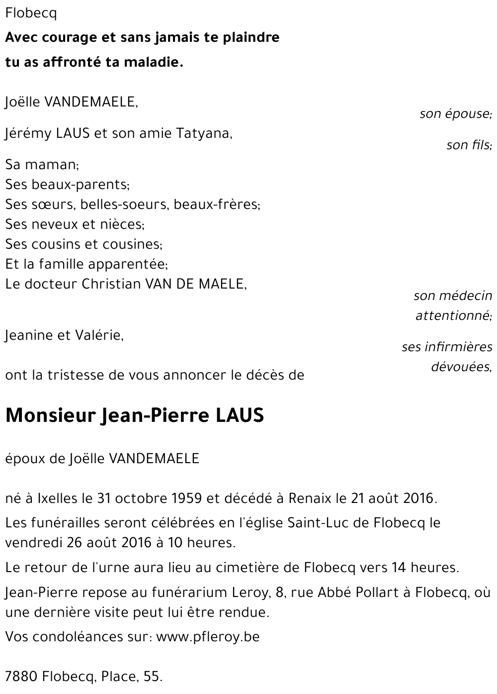 Jean-Pierre LAUS