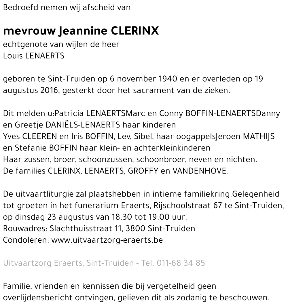 Jeannine Clerinx